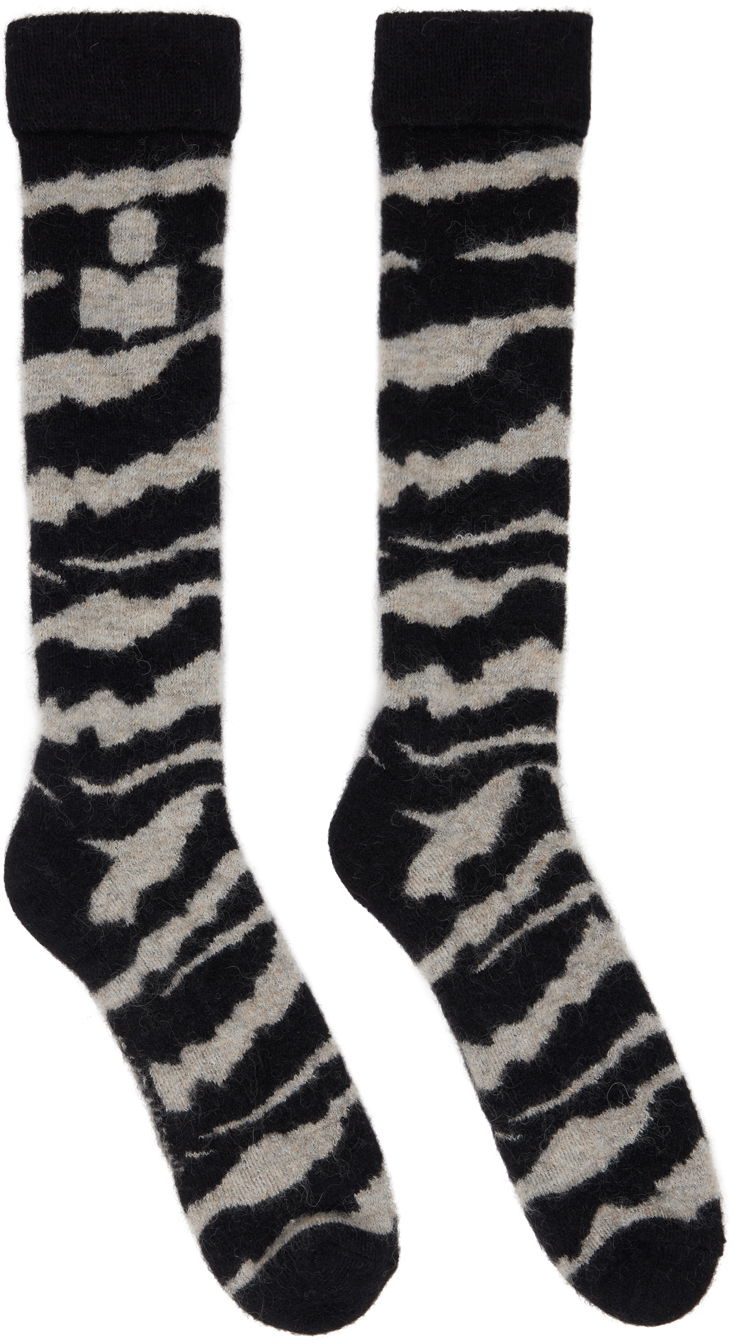 Nogavice ISABEL MARANT Shona Socks Črna | CT053JFA-B3C12A, 0