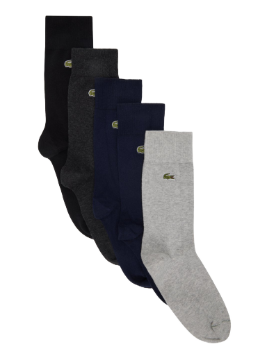 Spodnje perilo in nogavice Lacoste Five-Pack Črna | RA8069