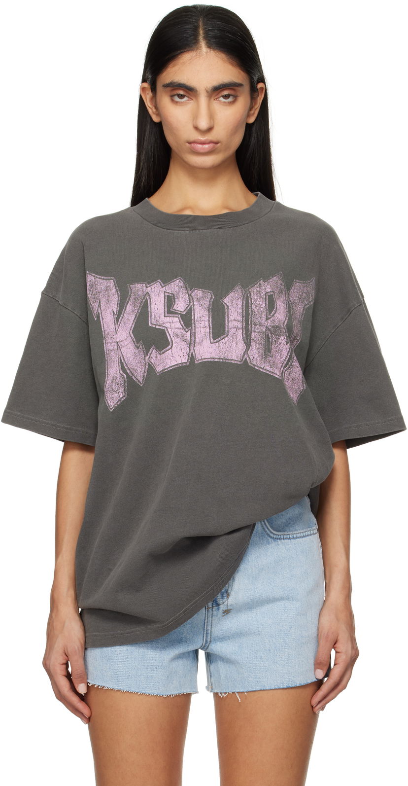 Majica Ksubi World Tour Boyfriend Graphic T-Shirt Siva | WPS25TE004