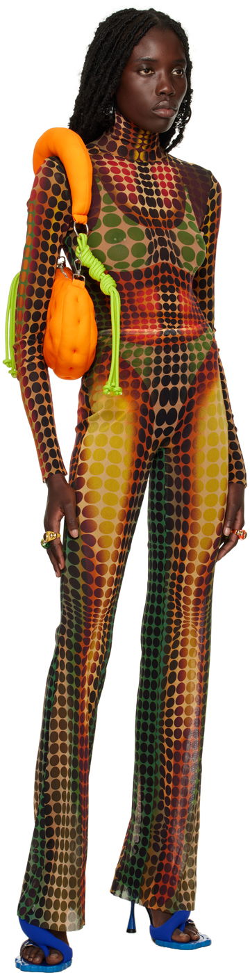 Pleteni pulover Jean Paul Gaultier Gaultier Dots Print Turtleneck Top Večbarvna | 22/09-U-TO049-T521, 3