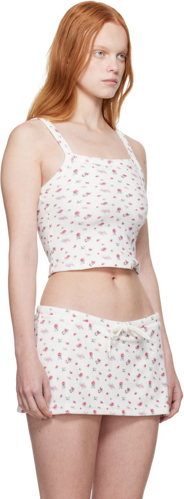 Majica brez rokavov GUIZIO Guizio Dani Terry Tank Top Bela | P25106K098, 1