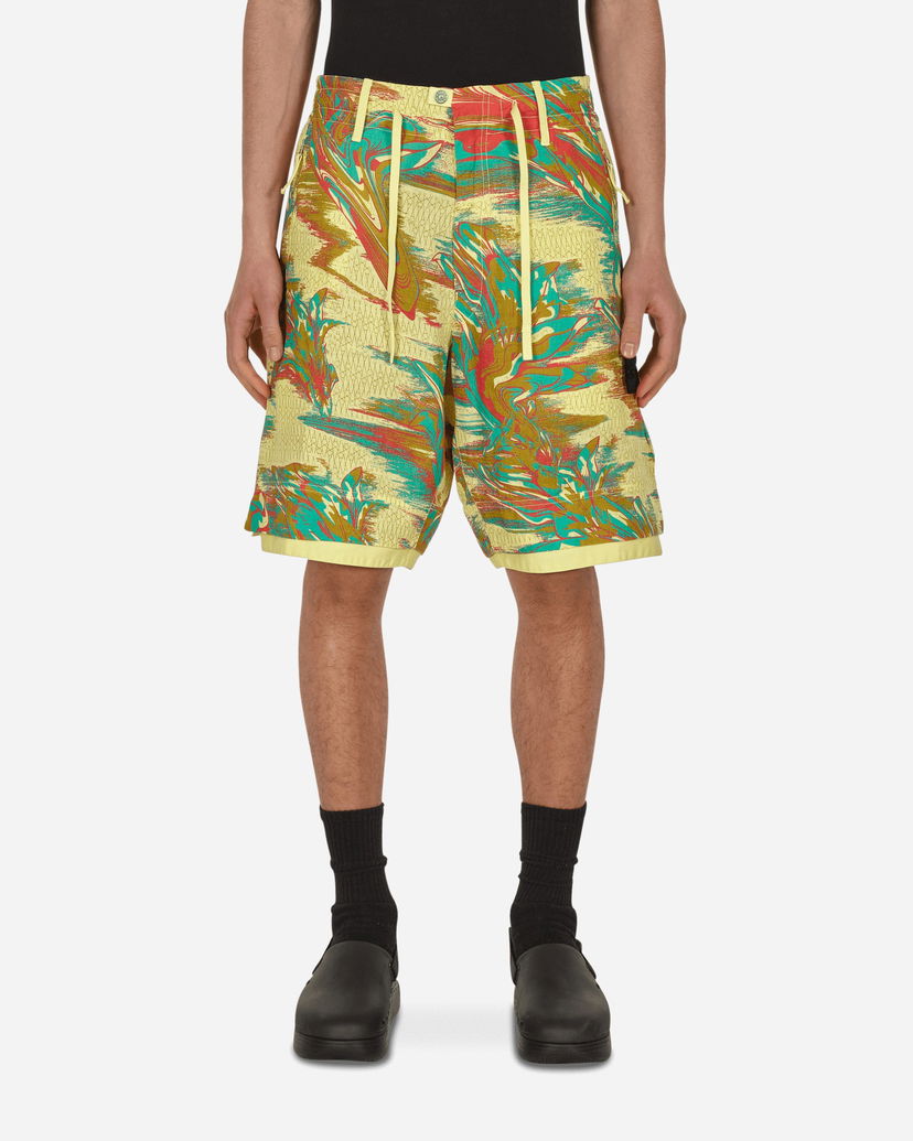 Kratke hlače Stone Island Abstract Print Shorts Rumena | 7619L0227 V2130