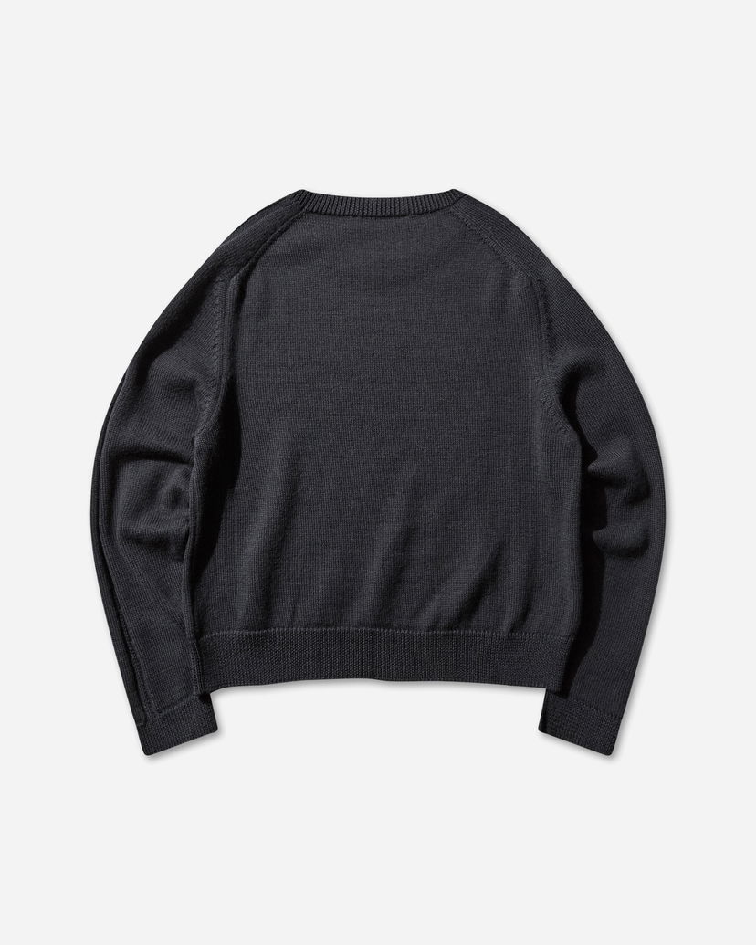Pleteni pulover OUR LEGACY True Roundneck Sweater Črna | M4253TO 001