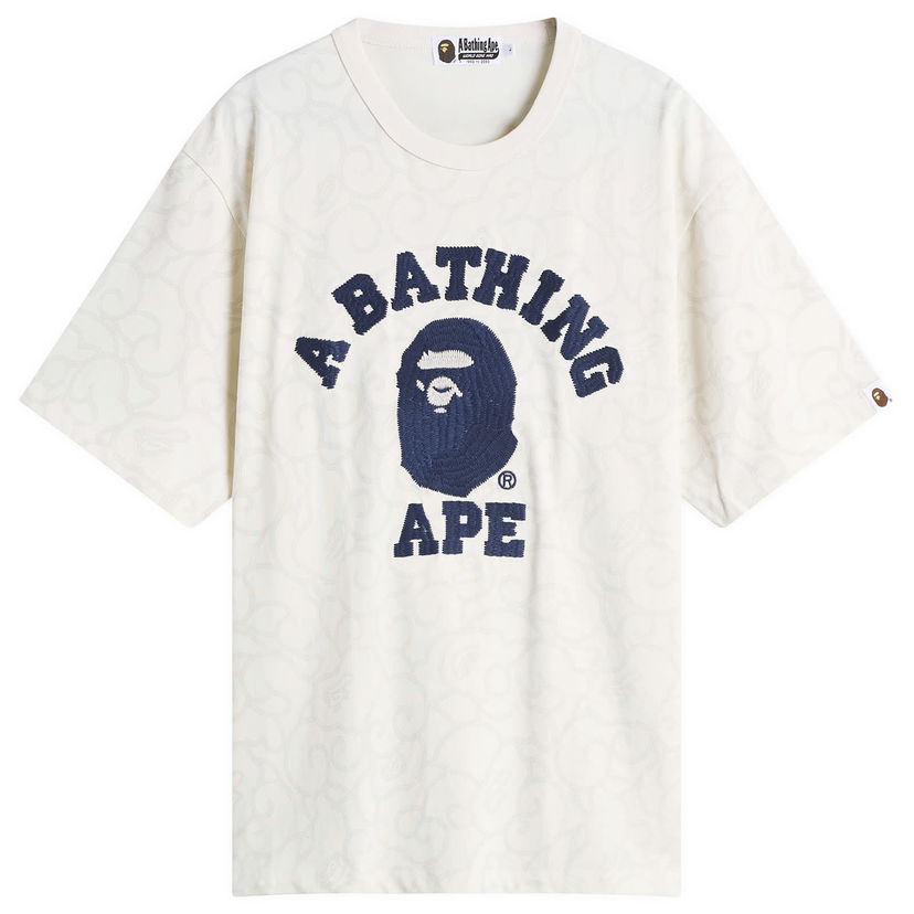 Majica BAPE A Bathing Ape Washed Cloud Camo T-Shirt Bež | 001CSL801307M-IVO