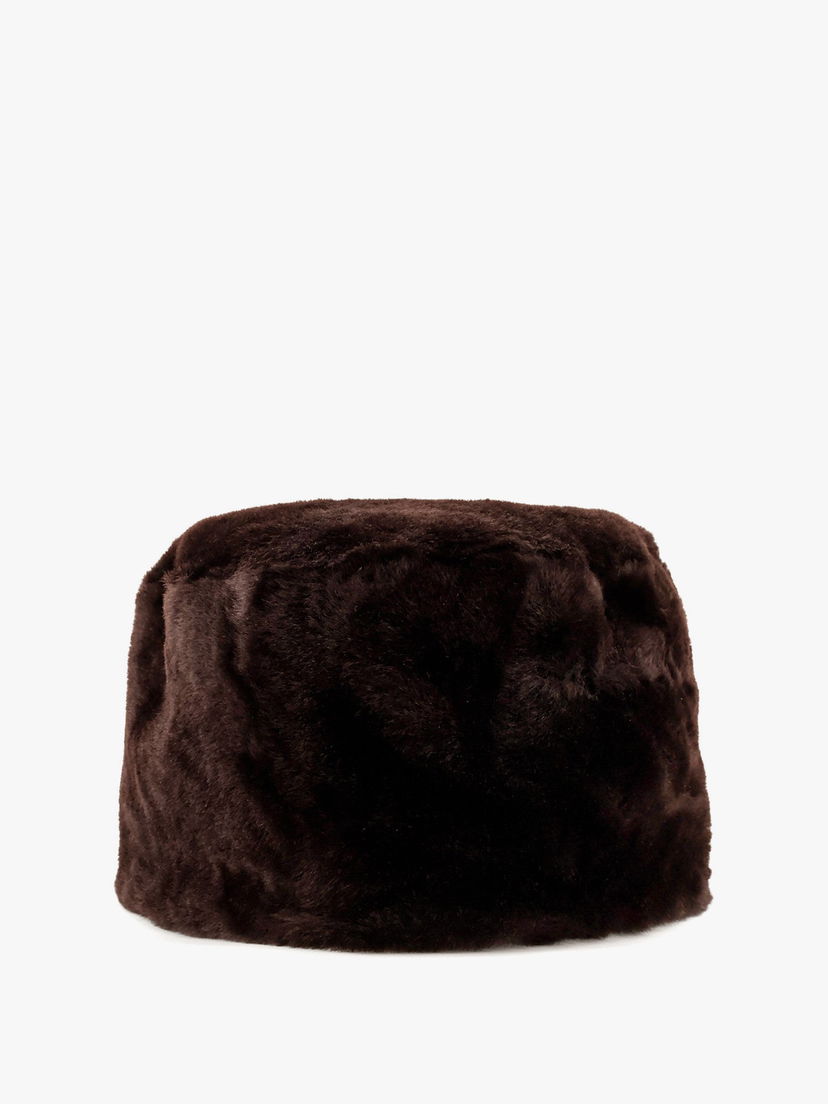 Klobuk TOTEME Faux Fur Hat by Toteme Rjava | 244WSH0029LE0087213