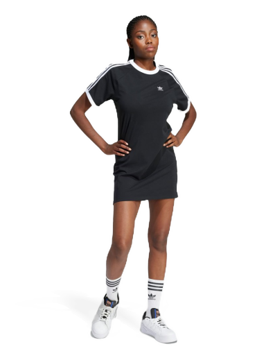 Obleke adidas Originals 3-Stripes Raglan Dress Črna | IU2534