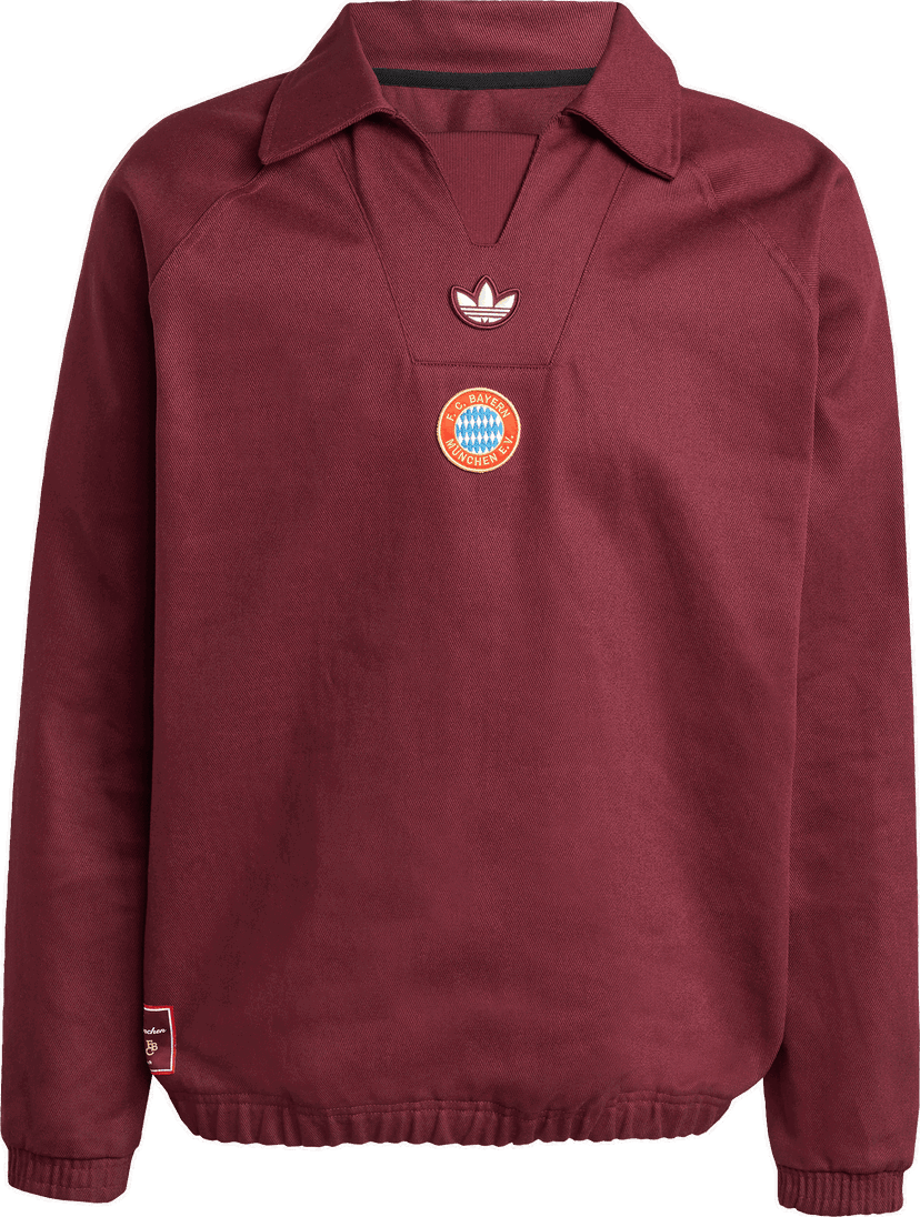 Pleteni pulover adidas Originals FC Bayern München Icon Sweatshirt Bordo | jf0596