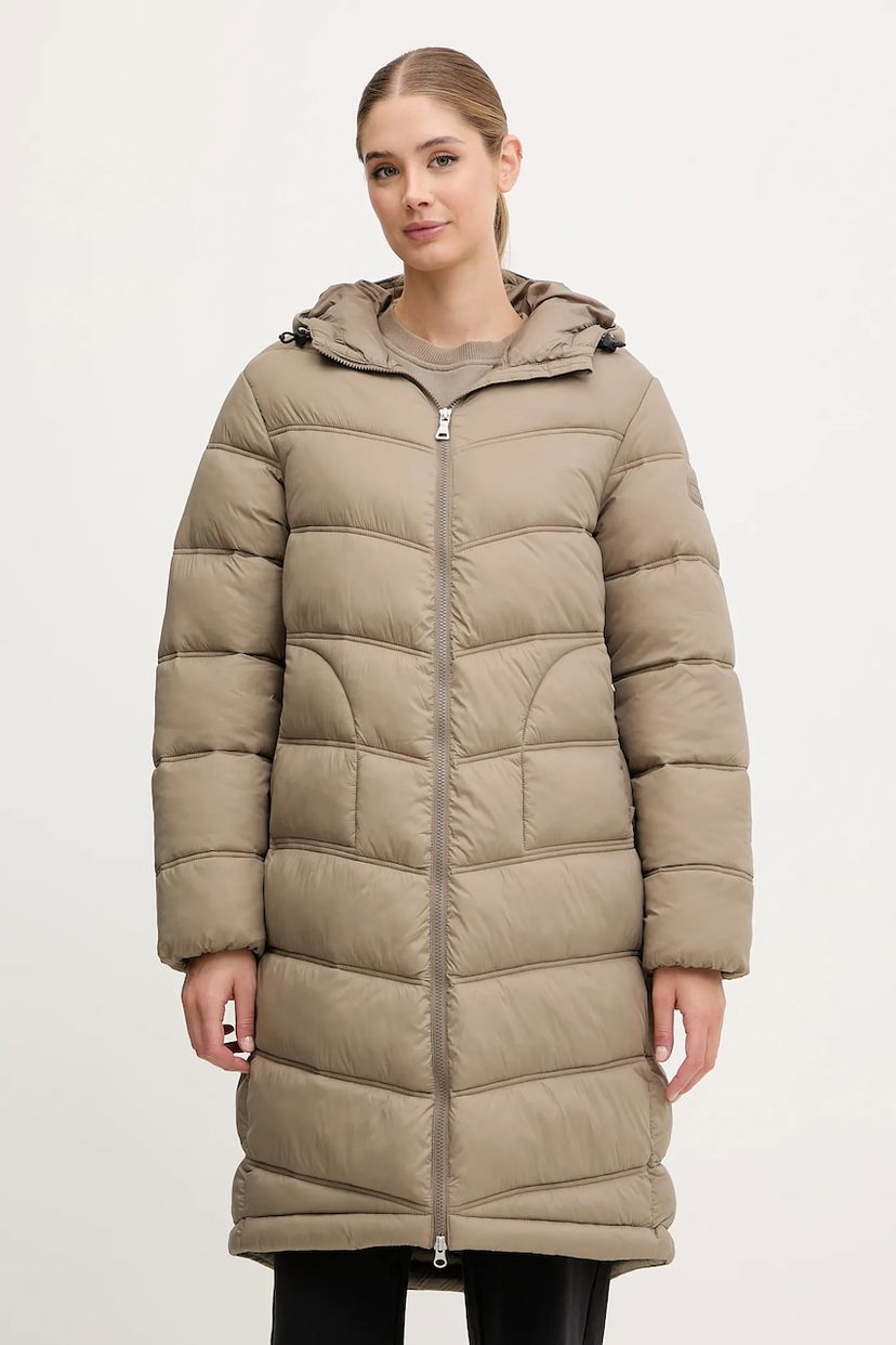 Puhovka Napapijri Napapijri A-Ega Winter Hooded Puffer Coat Bež | NP0A88XFN1T1