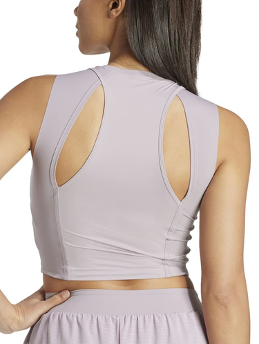 Krop-top adidas Originals ELEV HIIT Cropped Training Tank Top Lila | it7430, 2