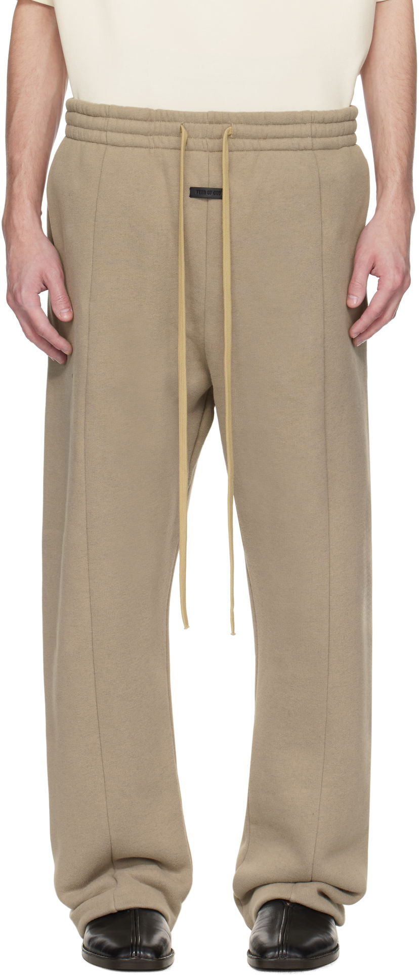 Trenirka Fear of God Fear of God Fleece Relaxed Sweatpants Bež | FGE240-419CCF