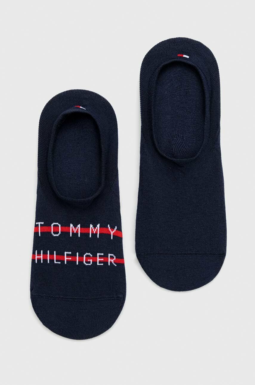 Nogavice Tommy Hilfiger Footie Th Stripe 2-pack Mornarica | 701222189.NOS, 0