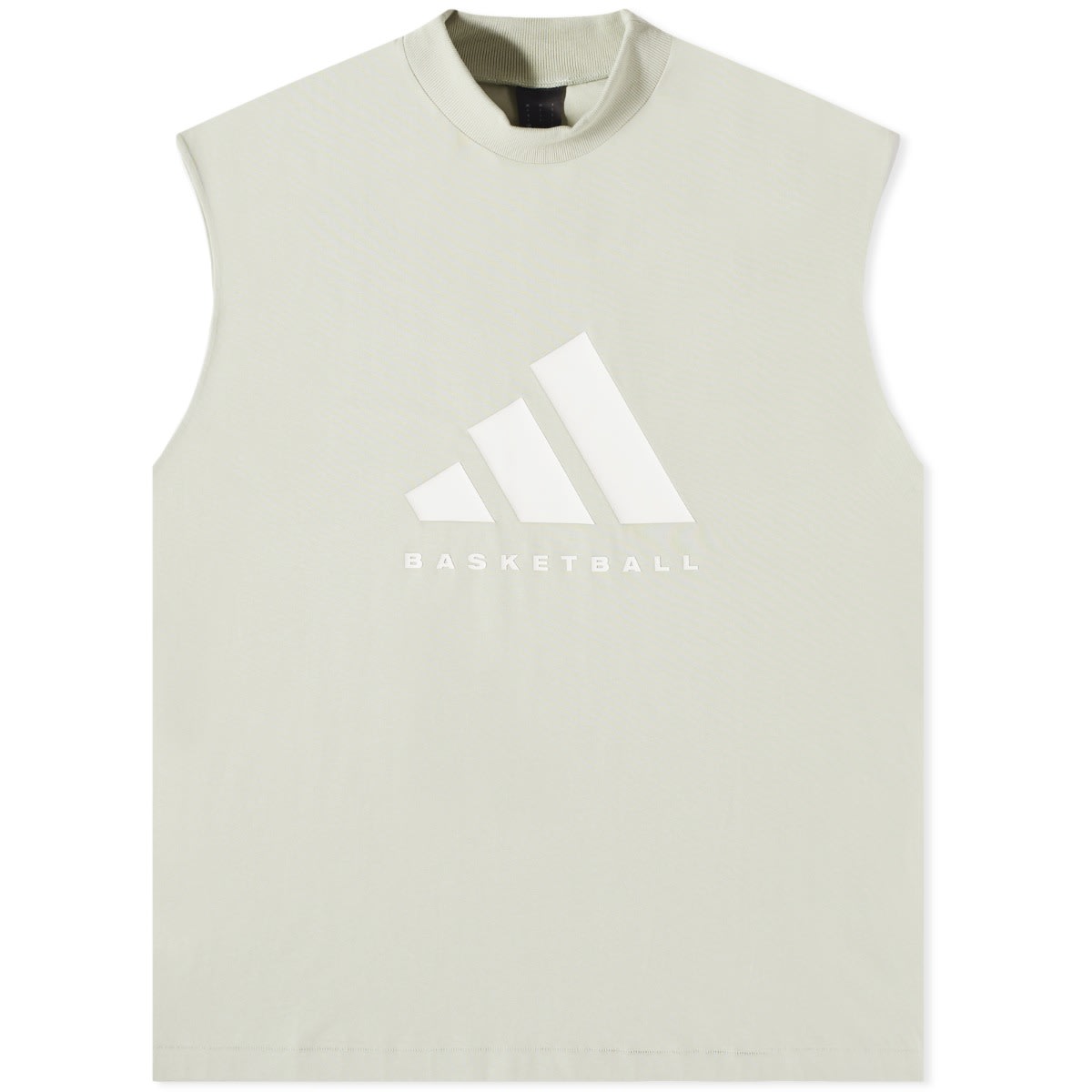 Majica brez rokavov adidas Originals Basketball Sleeveless Logo Tee Zelena | IA3444, 0