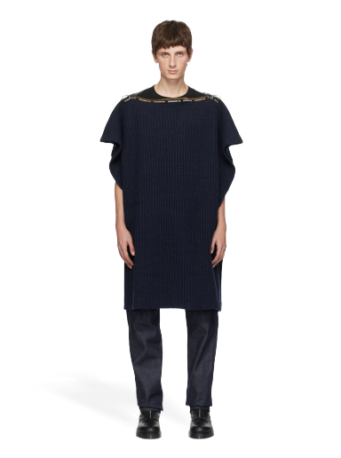 Pleteni pulover A.P.C. x JW Anderson Edition Sweater Mornarica | WOAPC-M22238