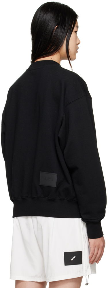 Pulover We11done We11done Cross Sweatshirt Črna | WD-TS3-22-820-U-BK, 2