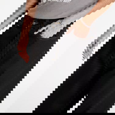 Kavbojke Carhartt WIP Wide Leg Rinsed Brandon Pant Črna | I035893.8902, 1