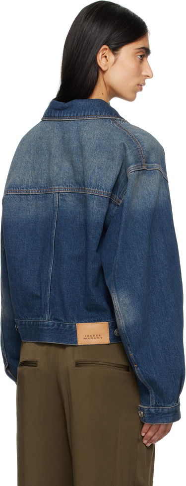 Jakna ISABEL MARANT Isabel Marant Josephine Cropped Denim Jacket Modra | VE0451FA-B1H04I, 2
