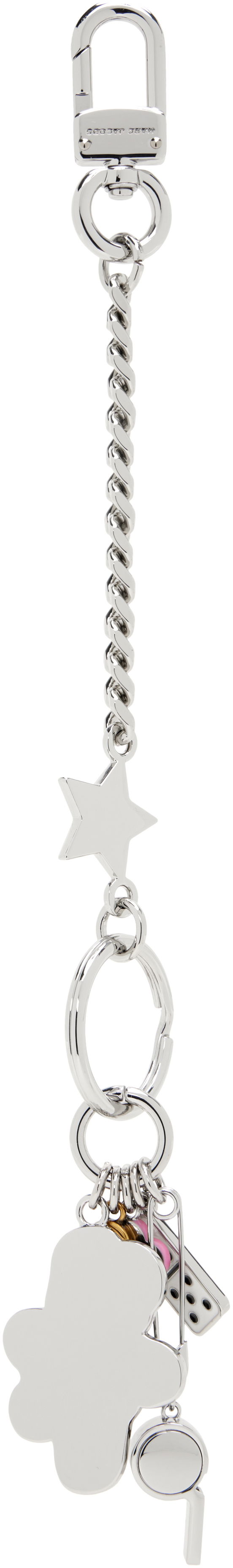 Obeski za ključe Marc Jacobs Marc Jacobs 'The Sticker' Bag Charm Keychain Kovinski | 2S5SCH014S02, 1