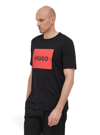 Majica BOSS Cotton T-Shirt Črna | 50467952