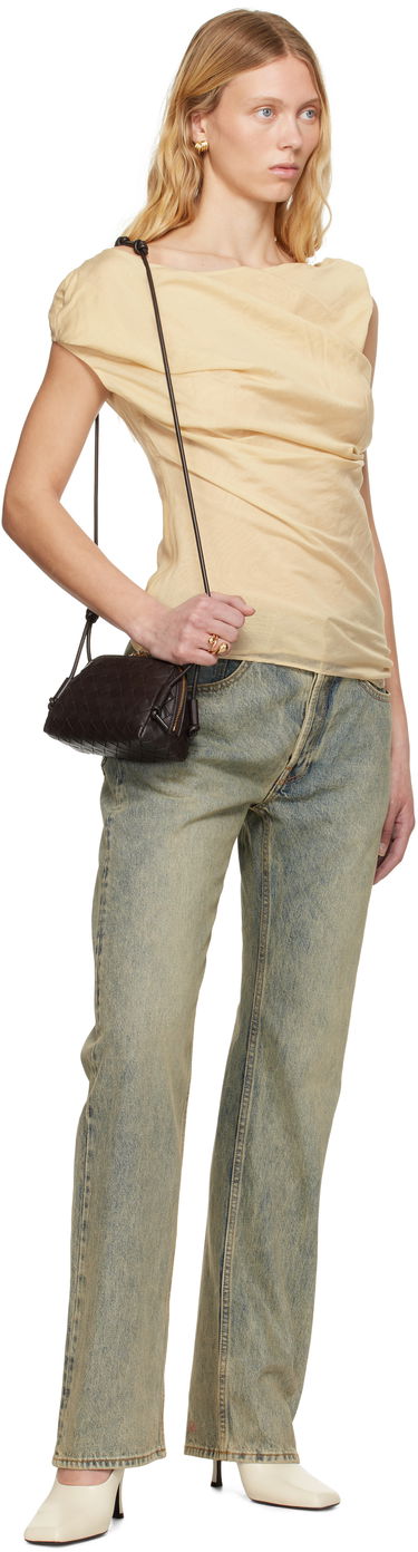 Majica brez rokavov Entire Studios Entire Studios Twist Draped Top Bež | ESW-S25-8006-WH, 3