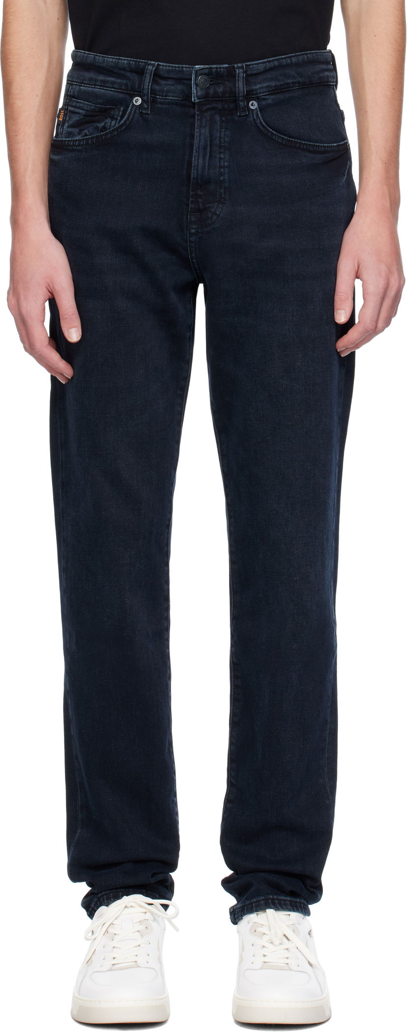 Kavbojke BOSS BOSS Faded Jeans Modra | 50532541