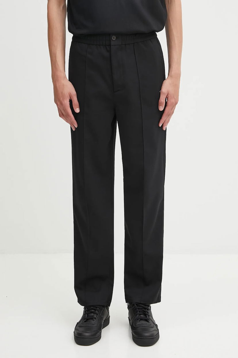 Hlače Filling Pieces Filling Pieces Coach Twill Wool Pants Črna | 422550500247