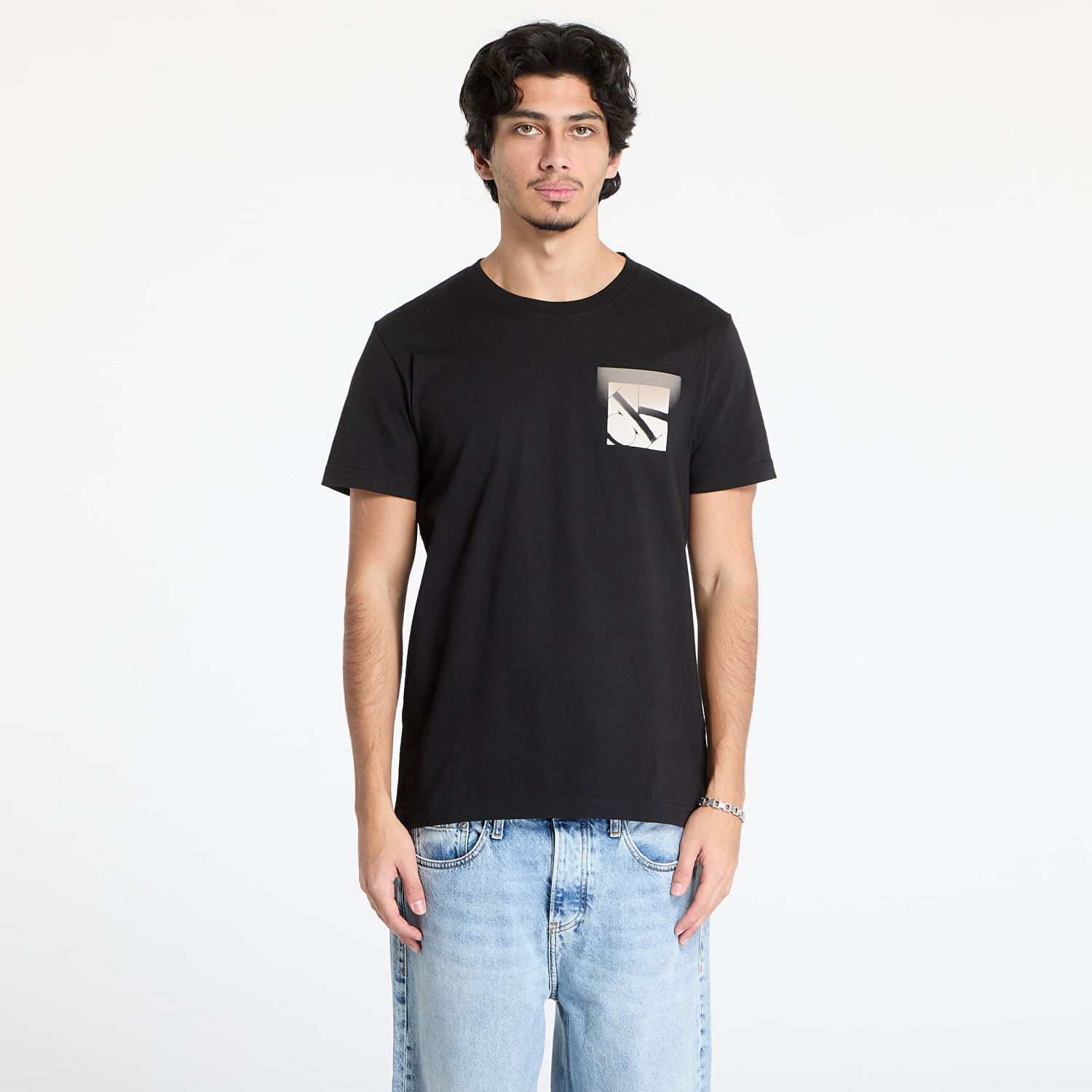 Majica CALVIN KLEIN Calvin Klein Jeans Soft Box Monogram Tee Črna | J30J327092 BEH, 0