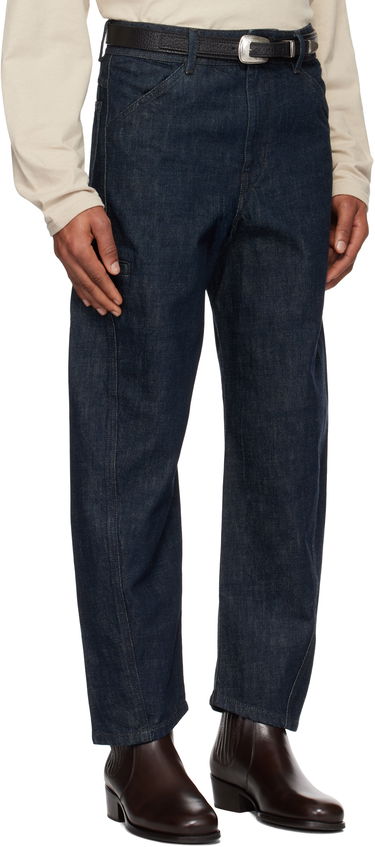 Kavbojke LEMAIRE LEMAIRE Twisted Workwear Jeans Modra | PA1102 LD068, 4