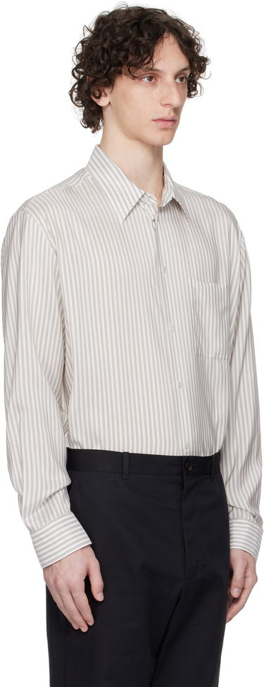 Srajce The Row The Row Striped Shirt Bela | 944-W3844, 1
