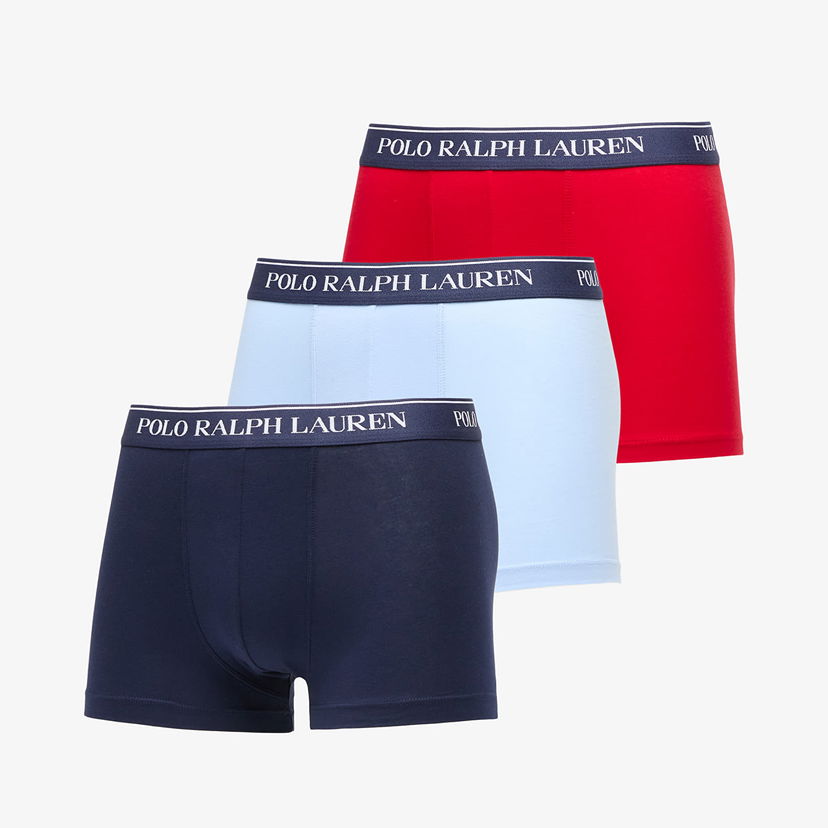 Boksarice Polo by Ralph Lauren Stretch Cotton Classic Trunk 3-Pack Večbarvna | 714830299151