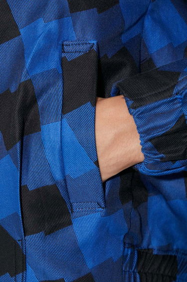 Bomber jakna ADER ERROR Tenit Checkered Jacket Modra | BMADFWJK1001, 5