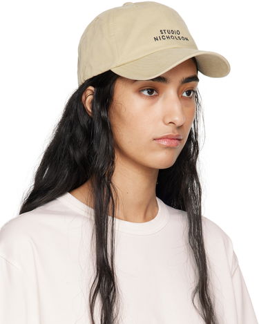 Kapa Studio Nicholson Studio Nicholson Logo Cap Bež | CAP SNM - 1168, 1