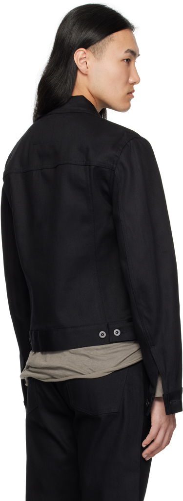 Jakna Rick Owens Rick Owens DRKSHDW Hollywood Trucker Denim Jacket Črna | DL01E6788 BLKJP, 2