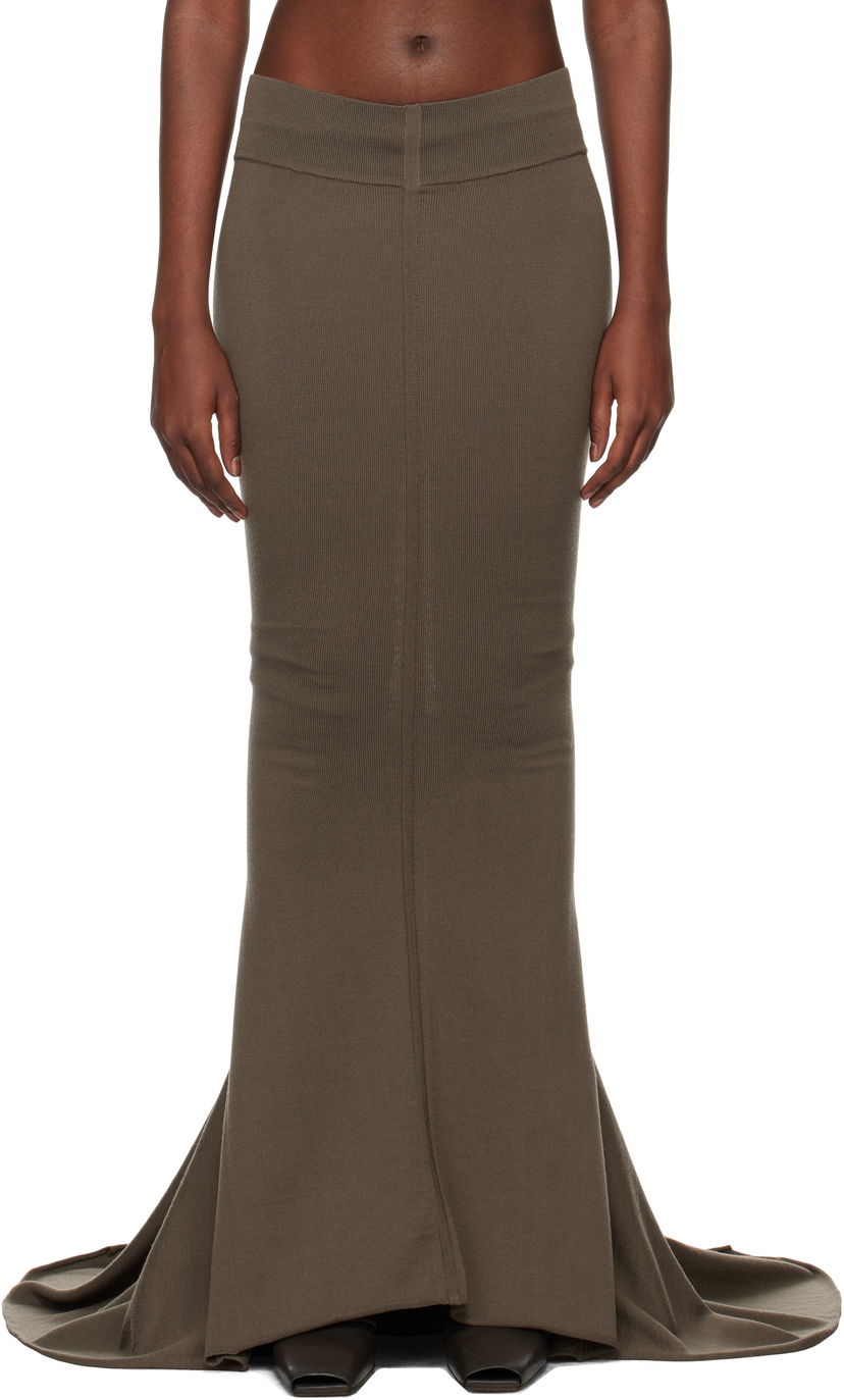 Krila Rick Owens Maxi Skirt Siva | RO02D3689 M