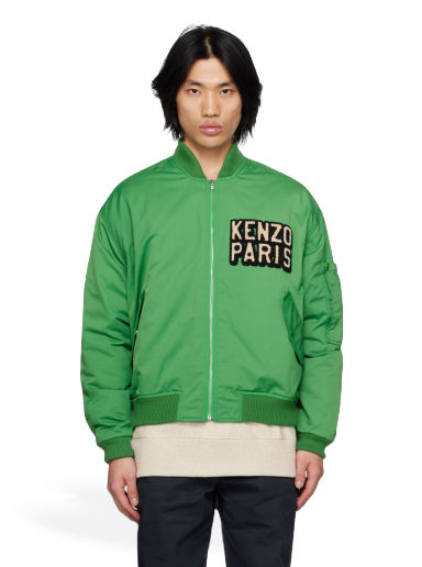 Jakna KENZO Paris Elephant Bomber Jacket Zelena | FD55BL1279OC