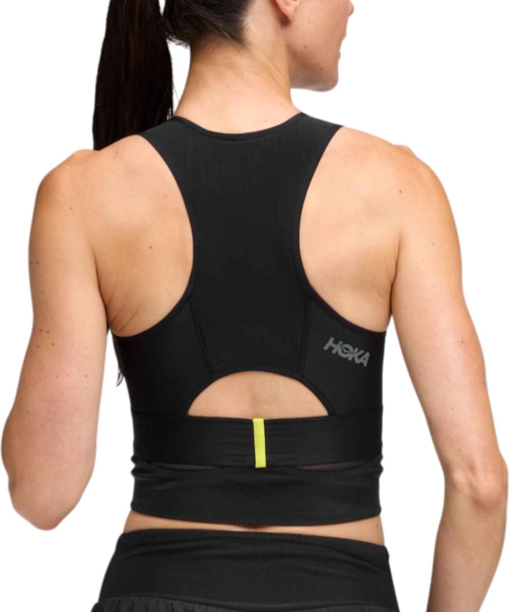Modrček Hoka One One Hoka Race Day Crop Top Črna | 1166630-bblc, 1