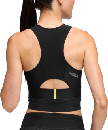 Modrček Hoka One One Hoka Race Day Crop Top Črna | 1166630-bblc, 1