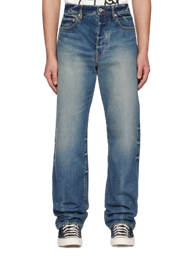 Kavbojke KENZO Paris Asagao Jeans Modra | FD55DP3316A3