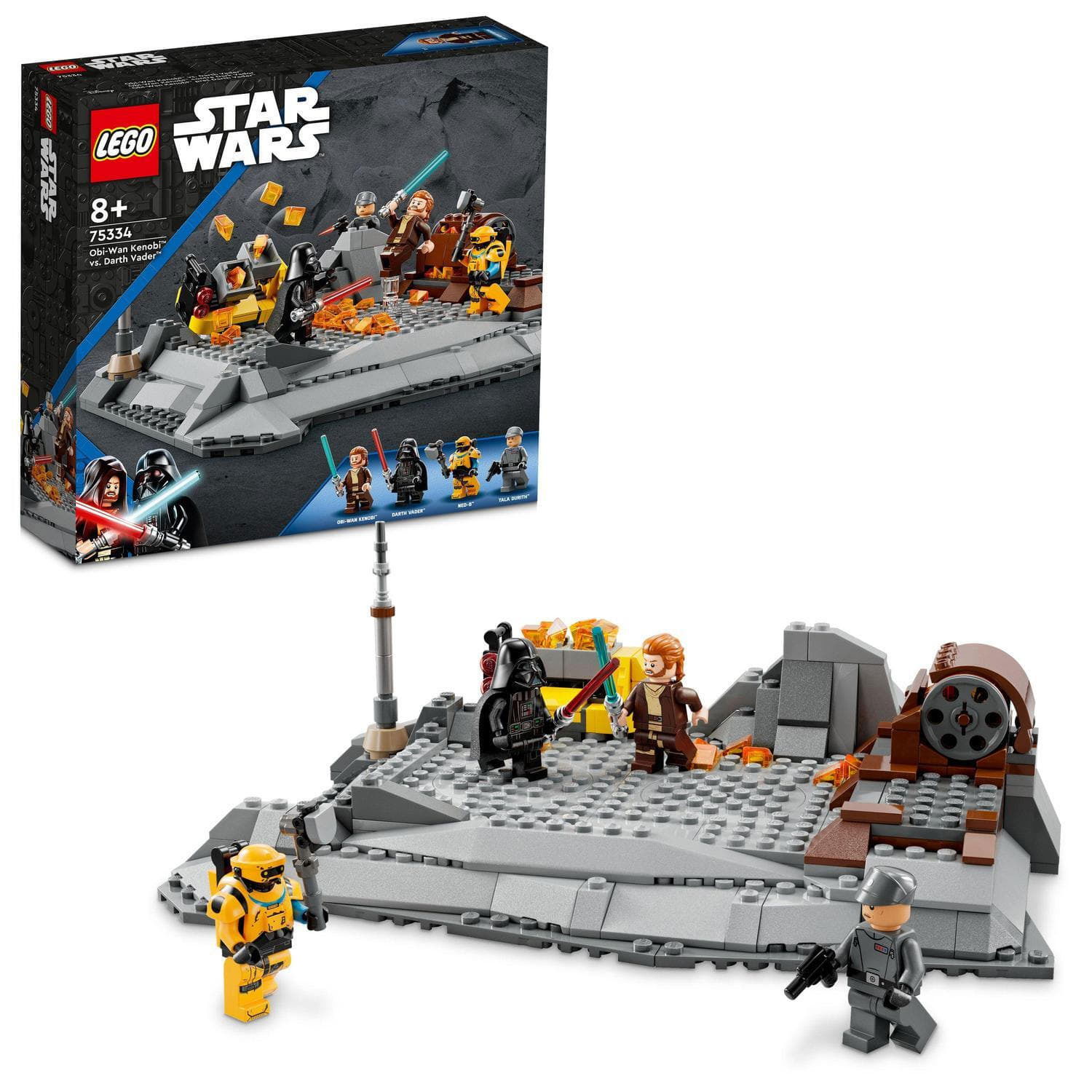 Flexstyle LEGO Star Wars™ 75334 Obi-Wan Kenobi™ vs. Darth Vader™ Večbarvna | 75334LEG, 0