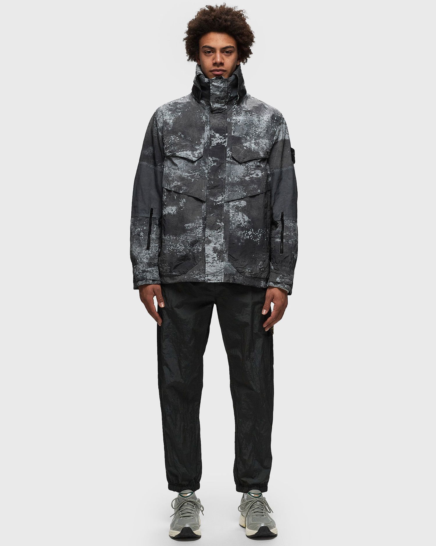 Jakna Stone Island Dissolving Grid Jacket Siva | 8015438E1, 1