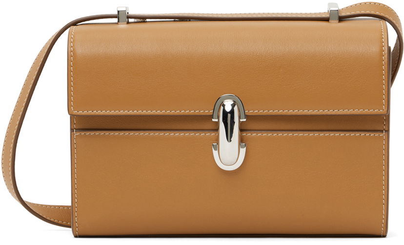 Torba za čez ramo Savette Tan Symmetry 19 Bag Rjava | H-004-01-01