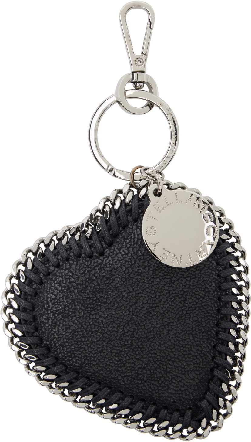 Obeski za ključe Stella McCartney Stella McCartney Heart Charm Keychain Črna | 7V0106W9132