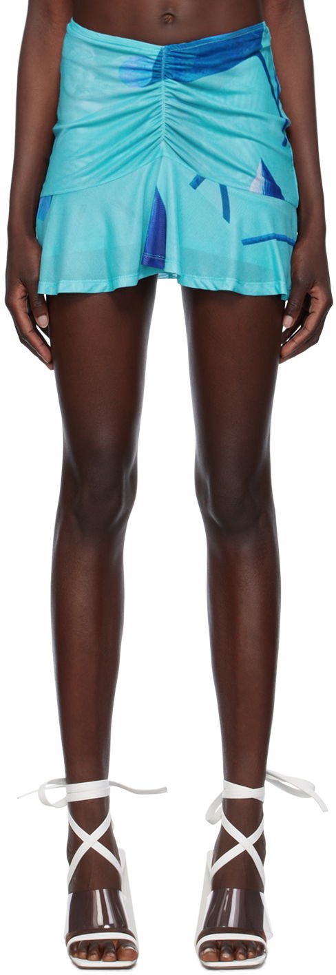 Krila Miaou Miaou Alva Miniskirt Modra | 4023PM2BLO