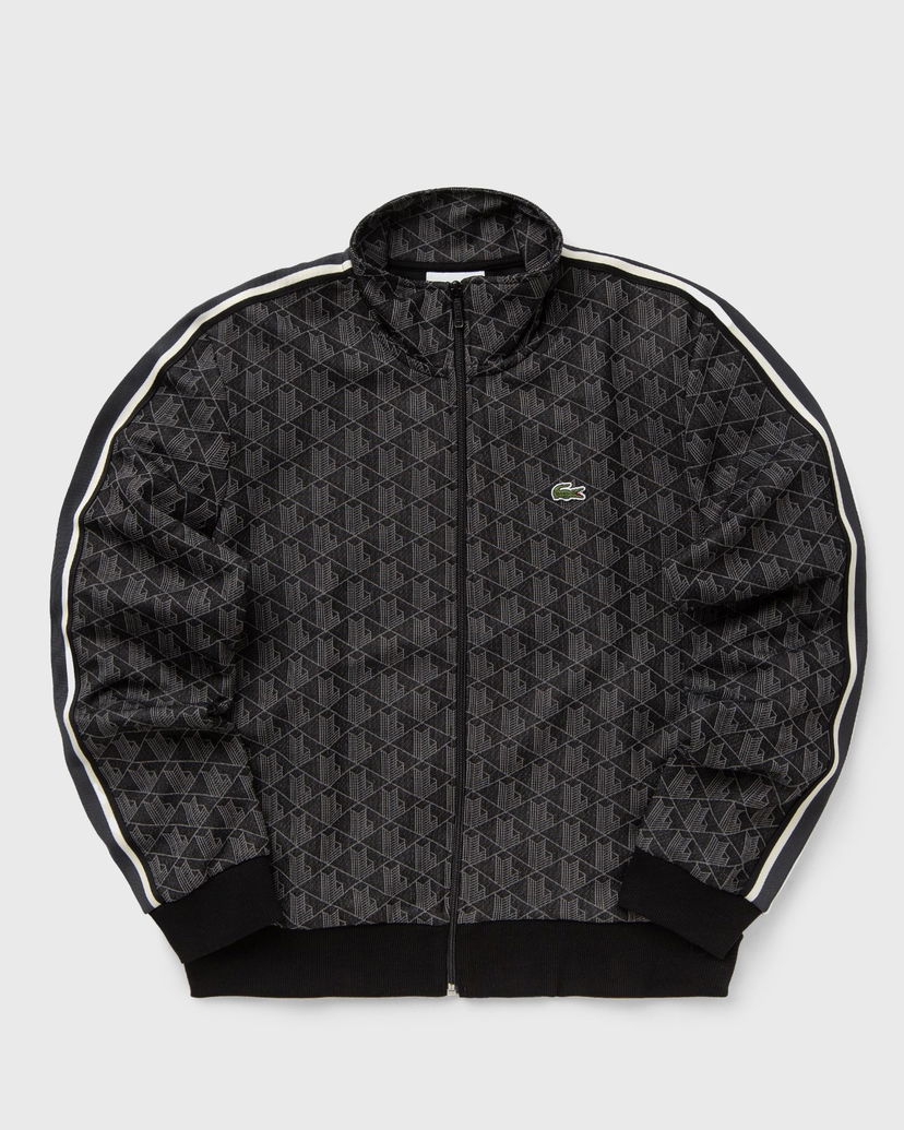 Pulover Lacoste PARIS MONOGRAM TRACKJACKET Črna | SH1368-4PC