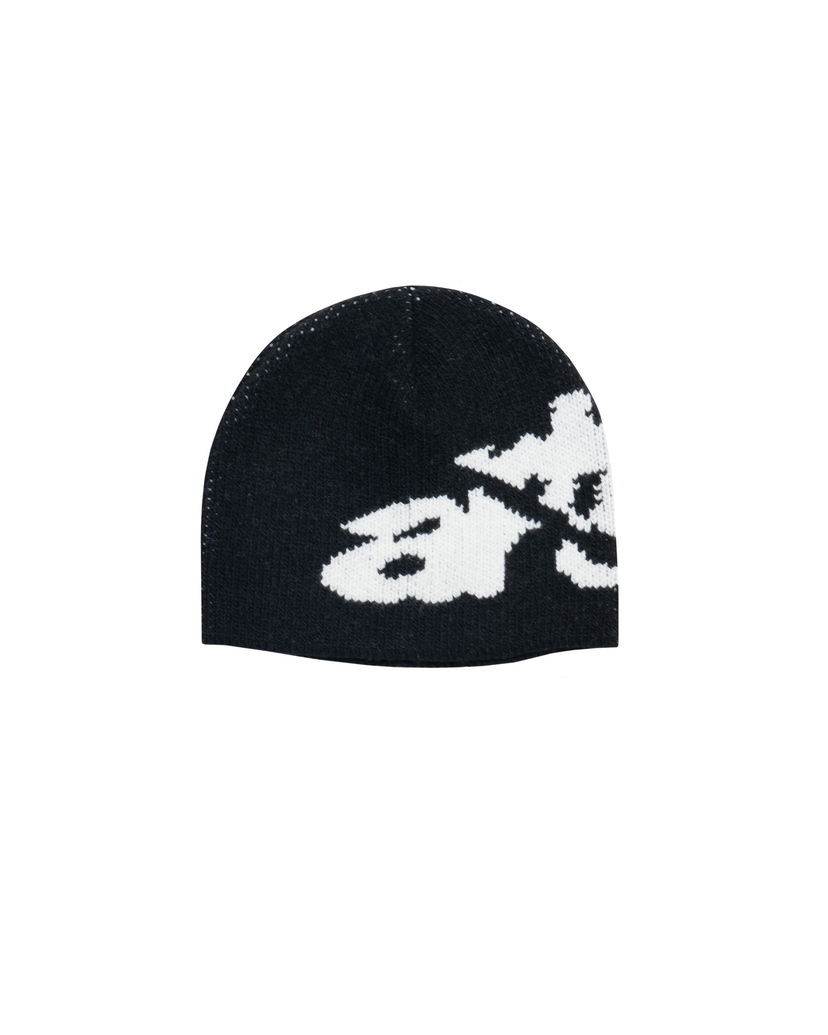 Beanie Arte Antwerp Arte Antwerp Ripped Side Beanie Črna | AW25-154AC-BLK