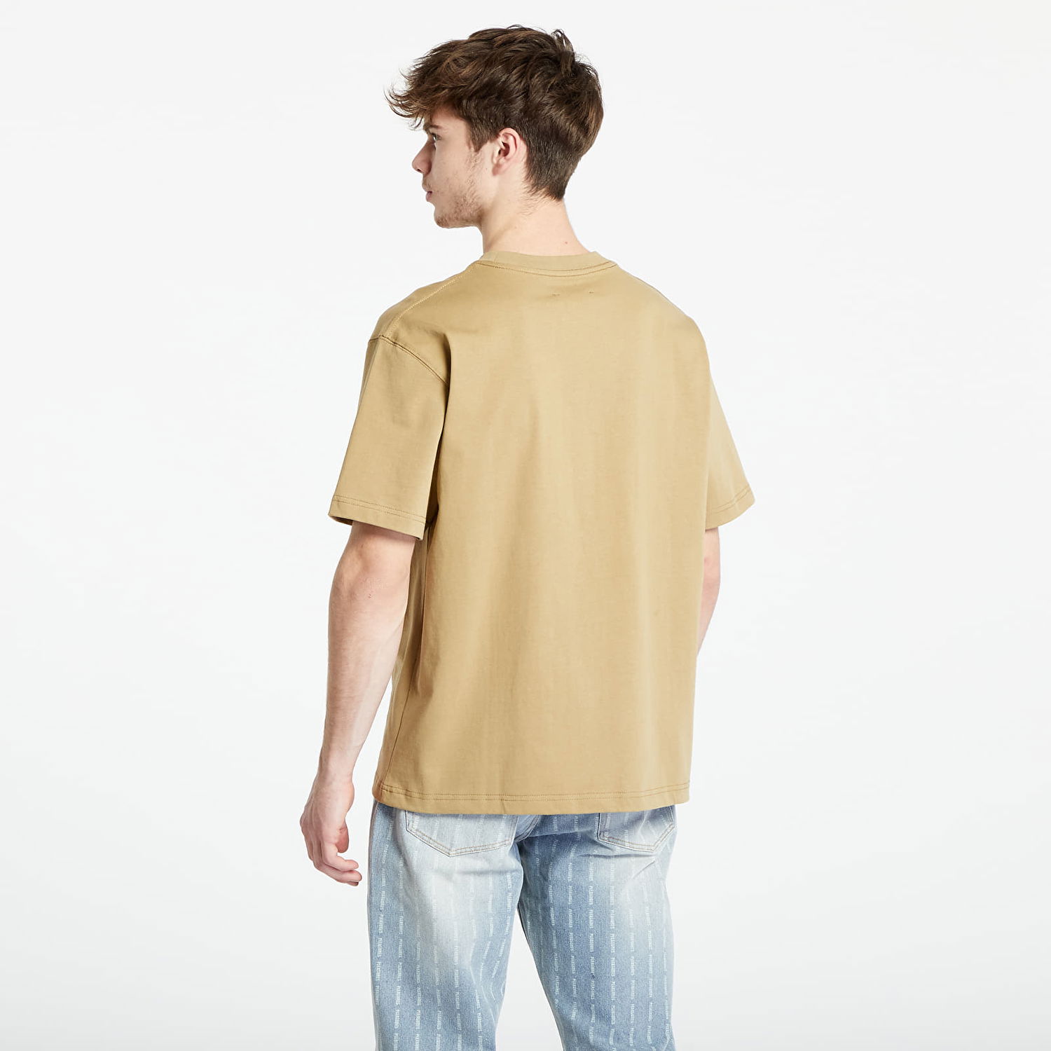Majica Pleasures Drag Heavyweight T-Shirt Bež | P23W034 BEIGE, 1