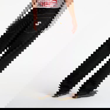 Kavbojke Carhartt WIP Wide Leg Rinsed Brandon Pant Črna | I035893.8902, 2