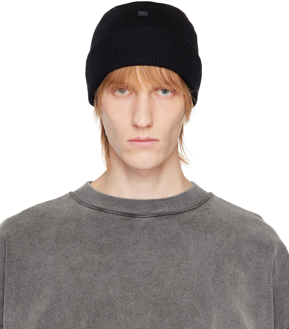 Beanie Acne Studios Patch Beanie Črna | C40271-, 0