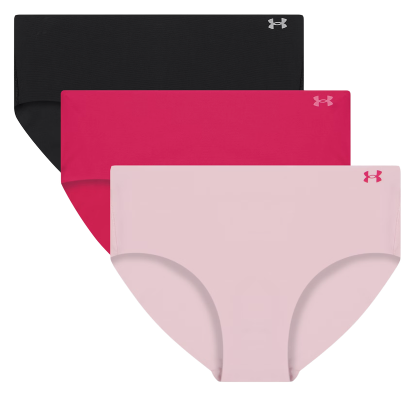 Spodnjice Under Armour Under Armour Pure Stretch No Show Hipster Panties, 3-Pack Večbarvna | 1383895-681