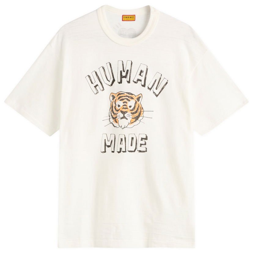 Majica Human Made Human Made Drawn Tiger Graphic T-Shirt, Size Large Bela | HM30TE019-WHT