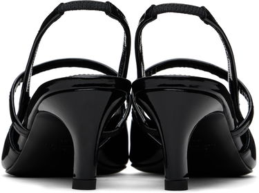 Superge in čevlji TOTEME Sharp Patent Slingback Heels Črna | 251-WAS821-LE0091, 1